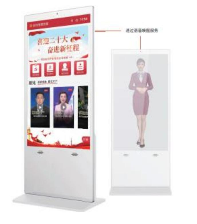 智慧党建阵地创新场景-虚拟机器人